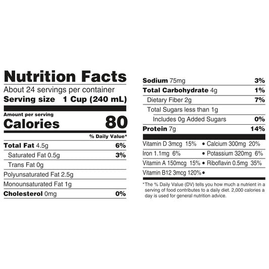 Silk Shelf-Stable Organic Soy Milk, Unsweetened, Dairy-Free, Vegan, Non-GMO Project Verified,32 Fl Oz(Pack of 6)