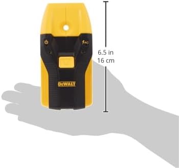 DEWALT Stud Finder, 3/4”, Locate Framing Studs Efficiently with LED Arrows, Ideal for Wood and Metal, AAA Batteries Included (DW0100)