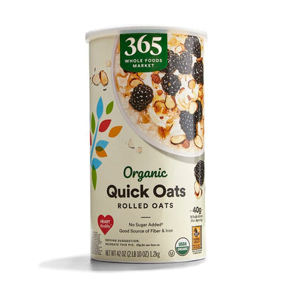 365 by Whole Foods Market, Organic Quick Oats, 42 Ounce
