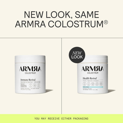 ARMRA Colostrum Powder | Unflavored | Gut Health & Bloating | Skin & Hair | Immunity | Keto, Gluten & Fat-Free | 120 Servings