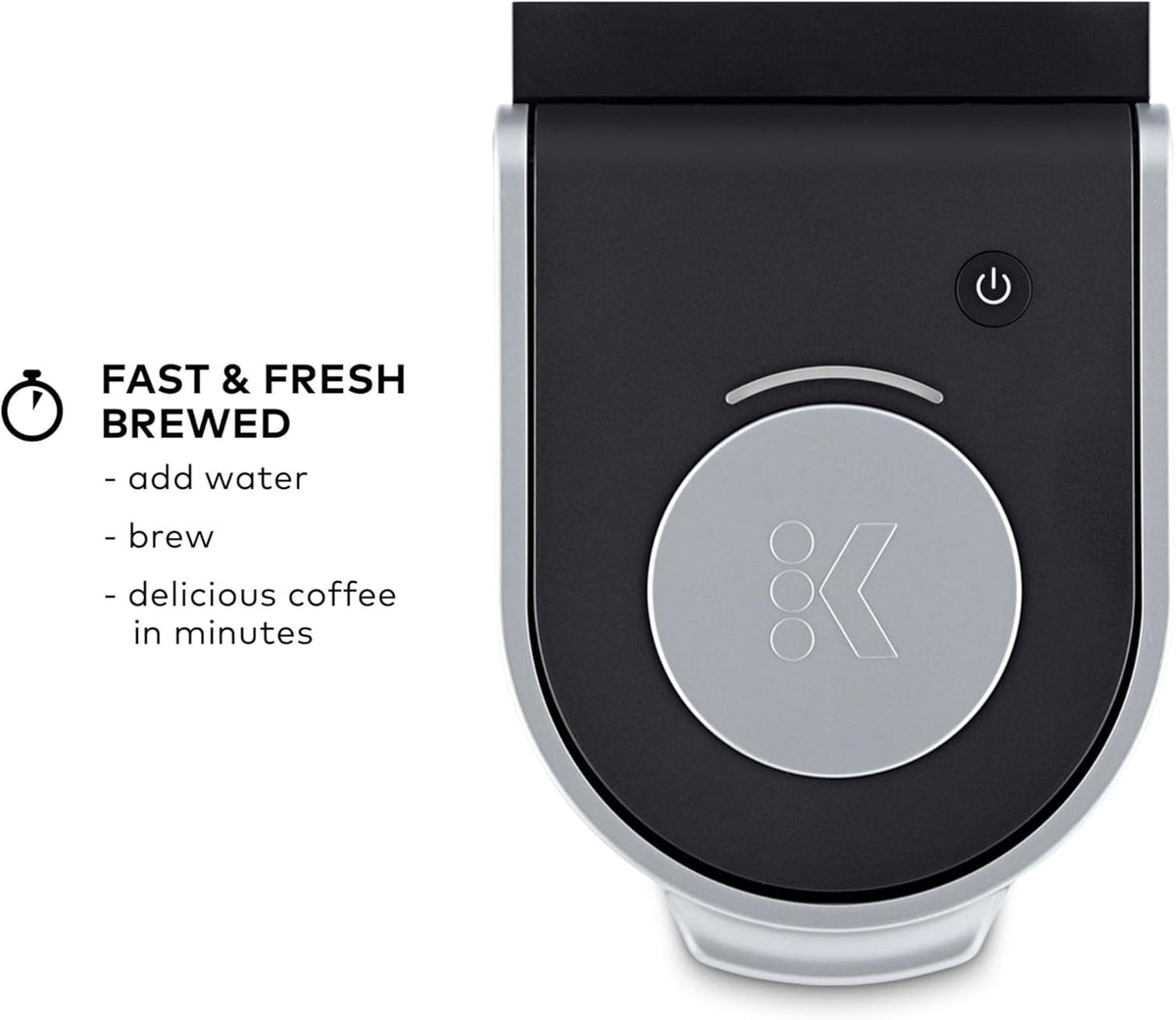Keurig K-Mini Single Serve K-Cup Pod Coffee Maker, 6 to 12oz Brew size, with Cord Storage, Perfect for Small Spaces, Black