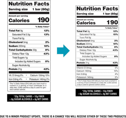Quest Nutrition Chocolate Chip Cookie Dough Protein Bars, High Protein, Low Carb, Gluten Free, Keto Friendly, 12 Count