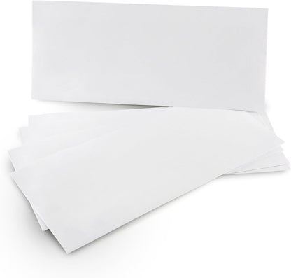 Aimoh #10 Security Self Seal Envelopes – 100 Qty |No Window, EnveGuard, 4⅛ x 9½", White, 24 LB, 100 Count (34100)
