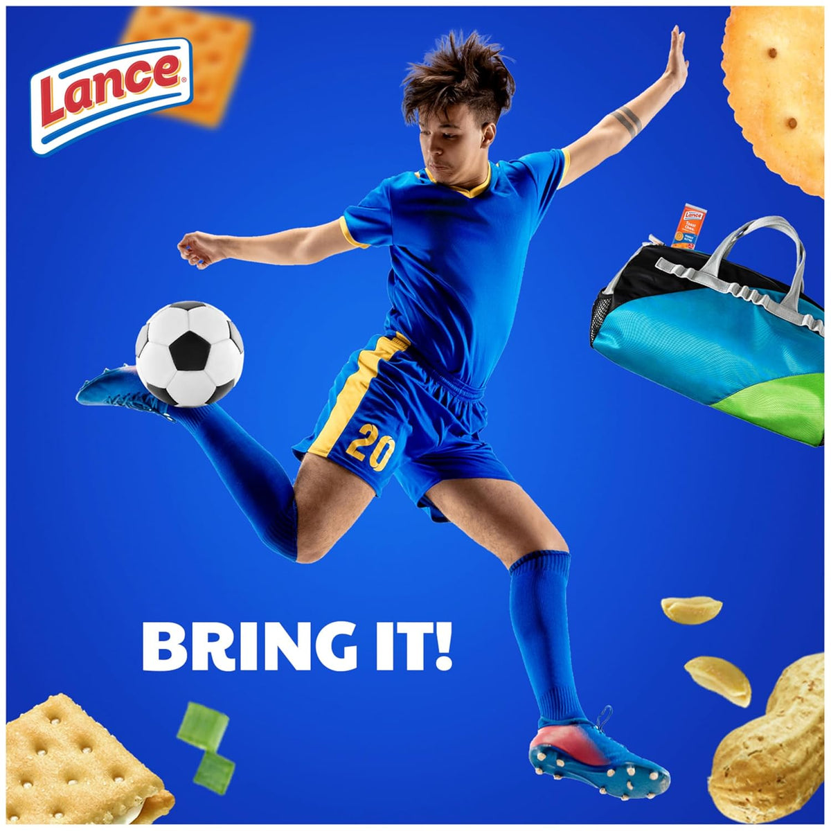 Lance Sandwich Crackers, Variety Pack, 3 Flavors, 20 Individually Wrapped Packs, 6 Sandwiches Each