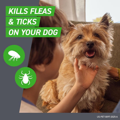 FRONTLINE Plus Flea and Tick Treatment for Small Dogs Upto 5 to 22 lbs. 3 Treatments