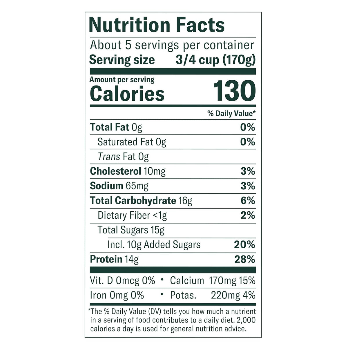 Chobani® Vanilla Blended Non-Fat Greek Yogurt 32oz